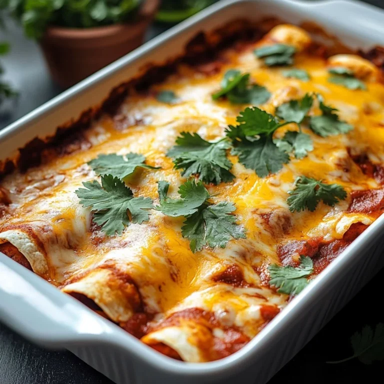 Delicious plate of authentic chicken enchiladas topped with salsa and cheese