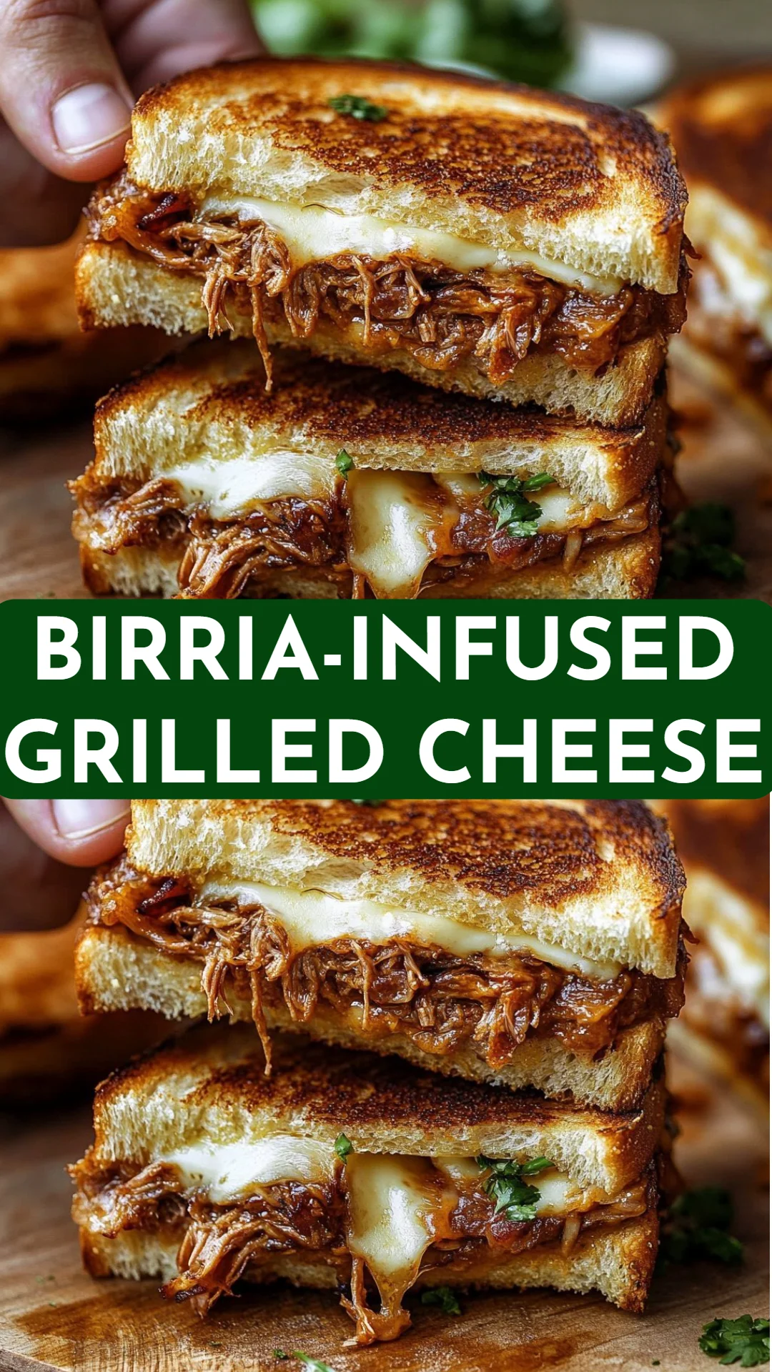 Birria-Infused Grilled Cheese