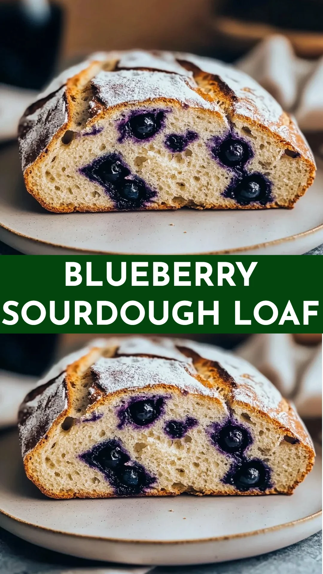 Blueberry Sourdough Loaf