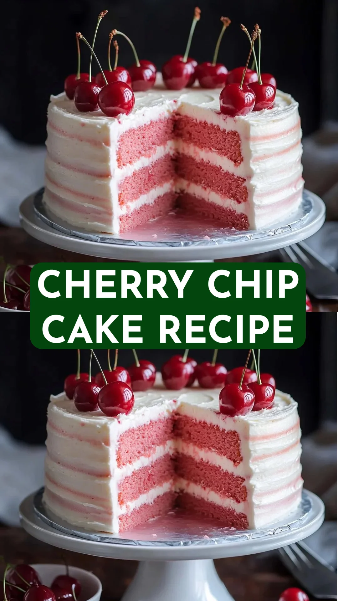 Cherry Chip Cake Recipe