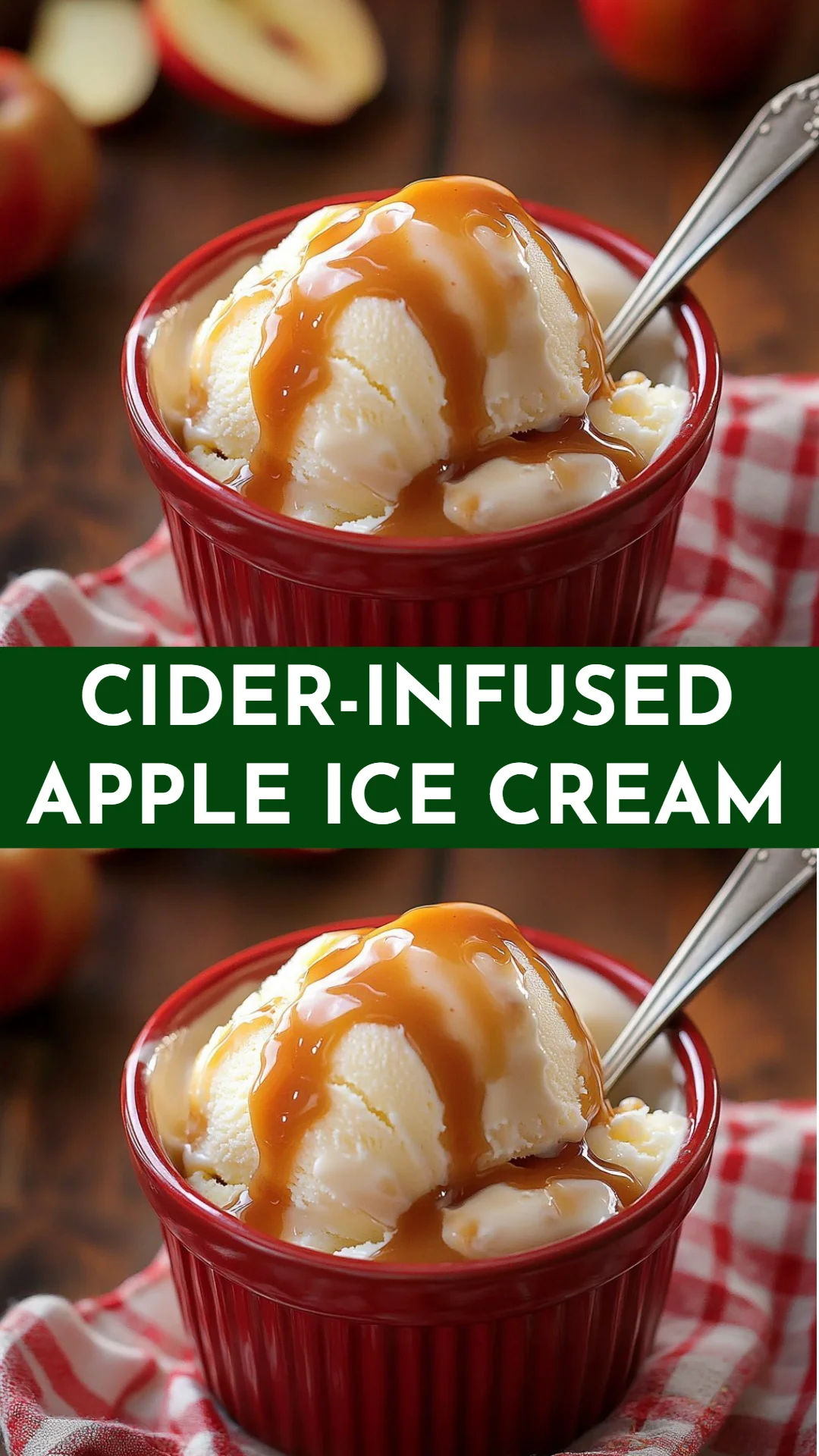 Cider-Infused Apple Ice Cream