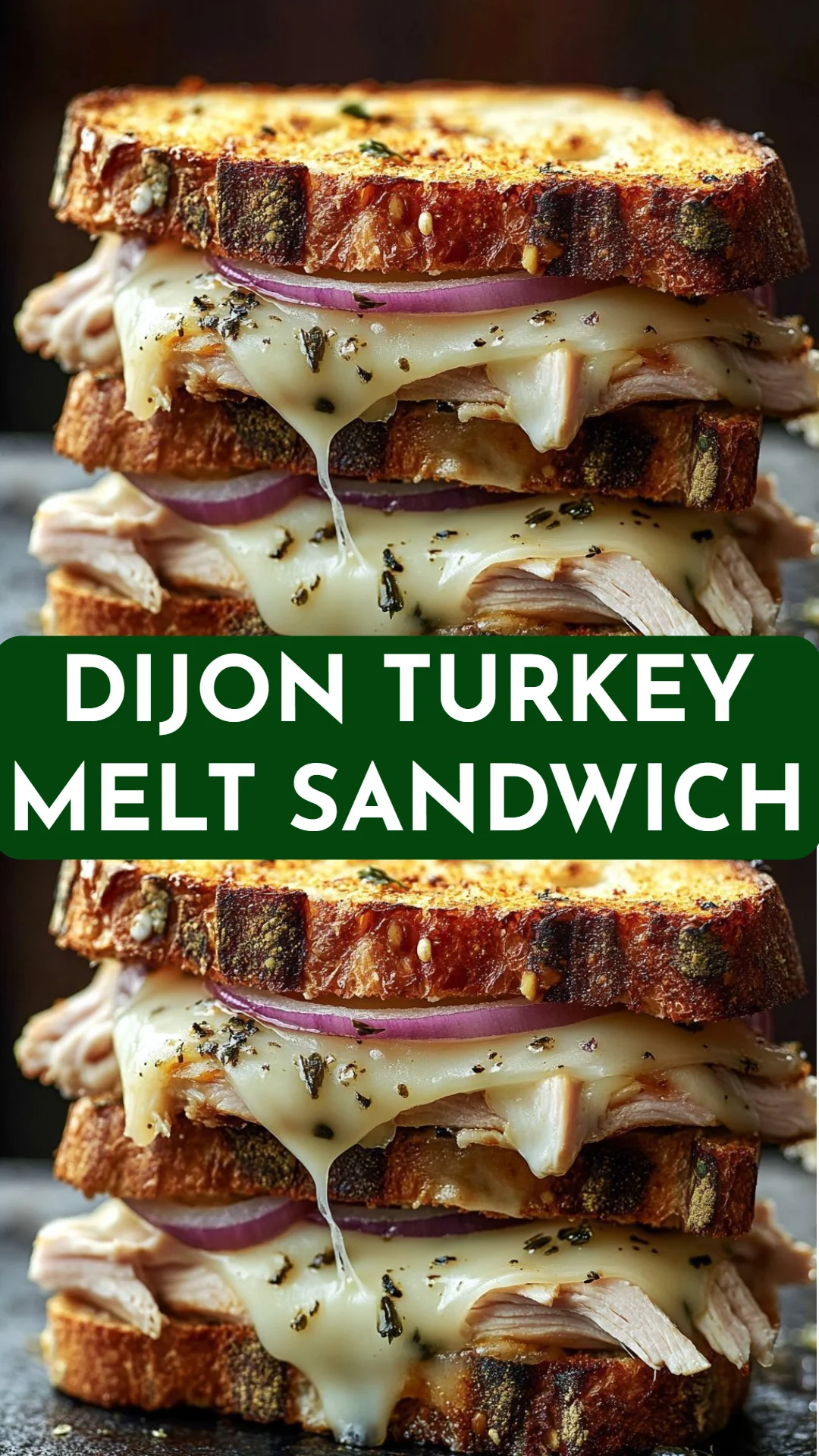 Dijon Turkey Melt Sandwich