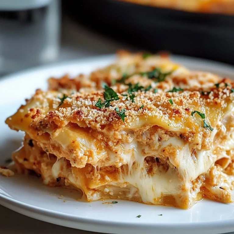 Easy dump bake chicken parmesan casserole in a baking dish garnished with herbs.