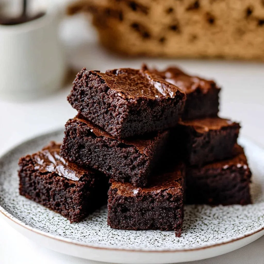 Decadent Keto Brownies on a plate, perfect for a low-carb dessert.