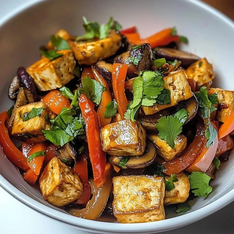 Colorful nopalito tofu scramble served on a plate with fresh ingredients