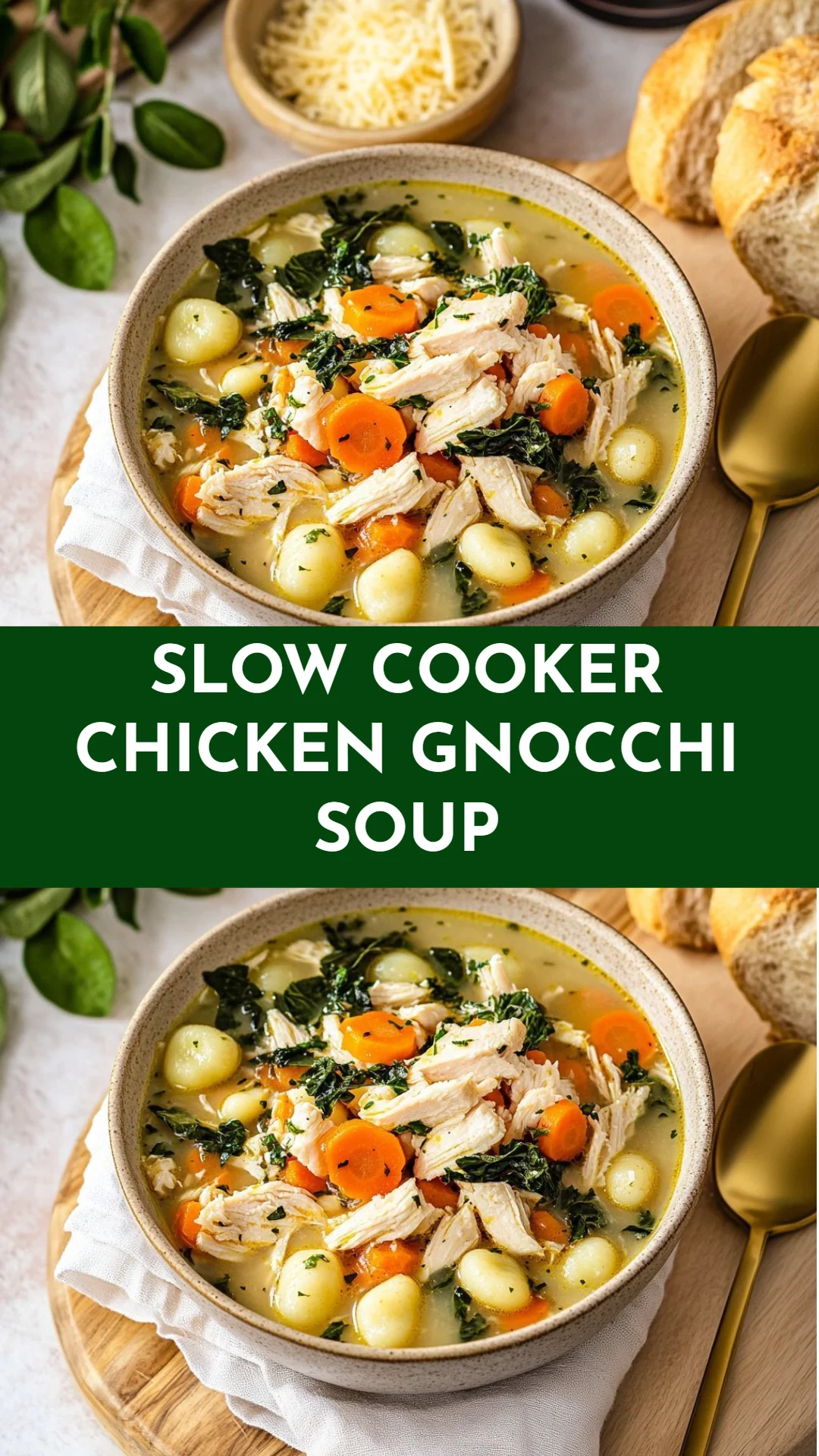 Slow Cooker Chicken Gnocchi Soup