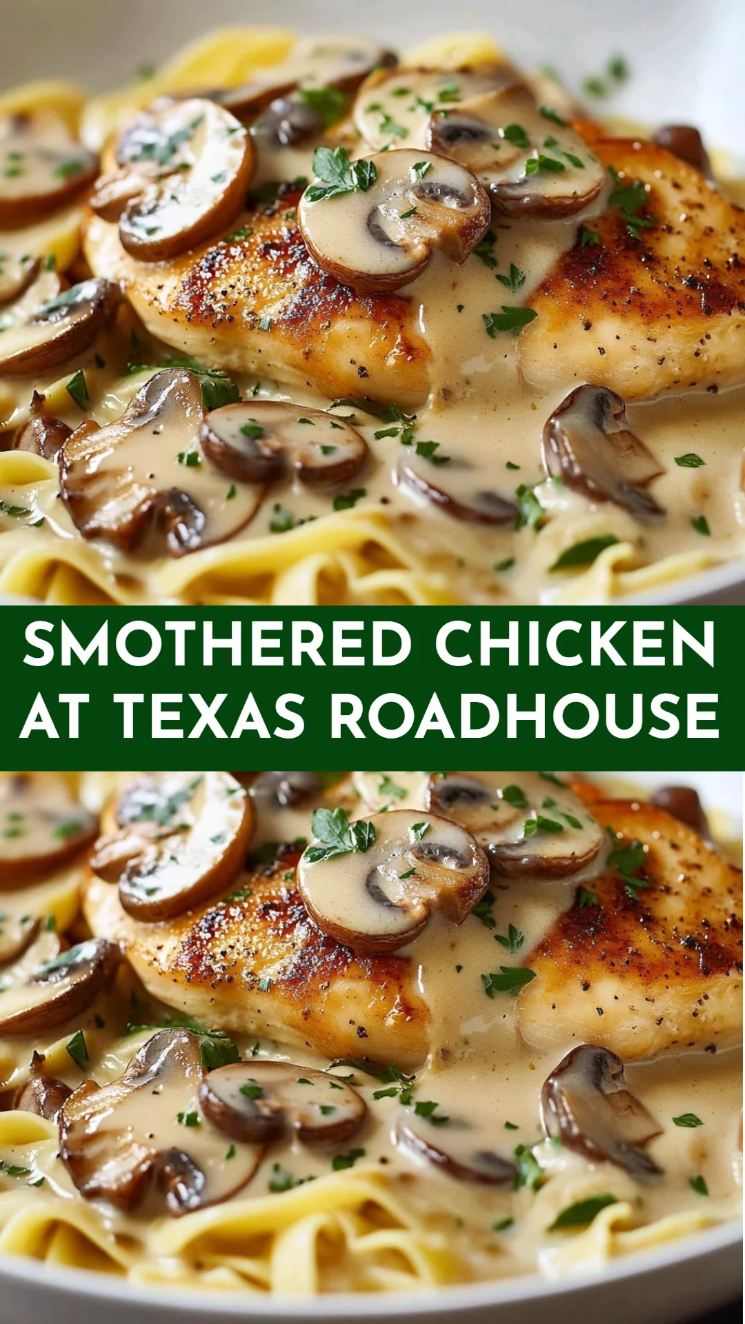 Smothered Chicken at Texas Roadhouse