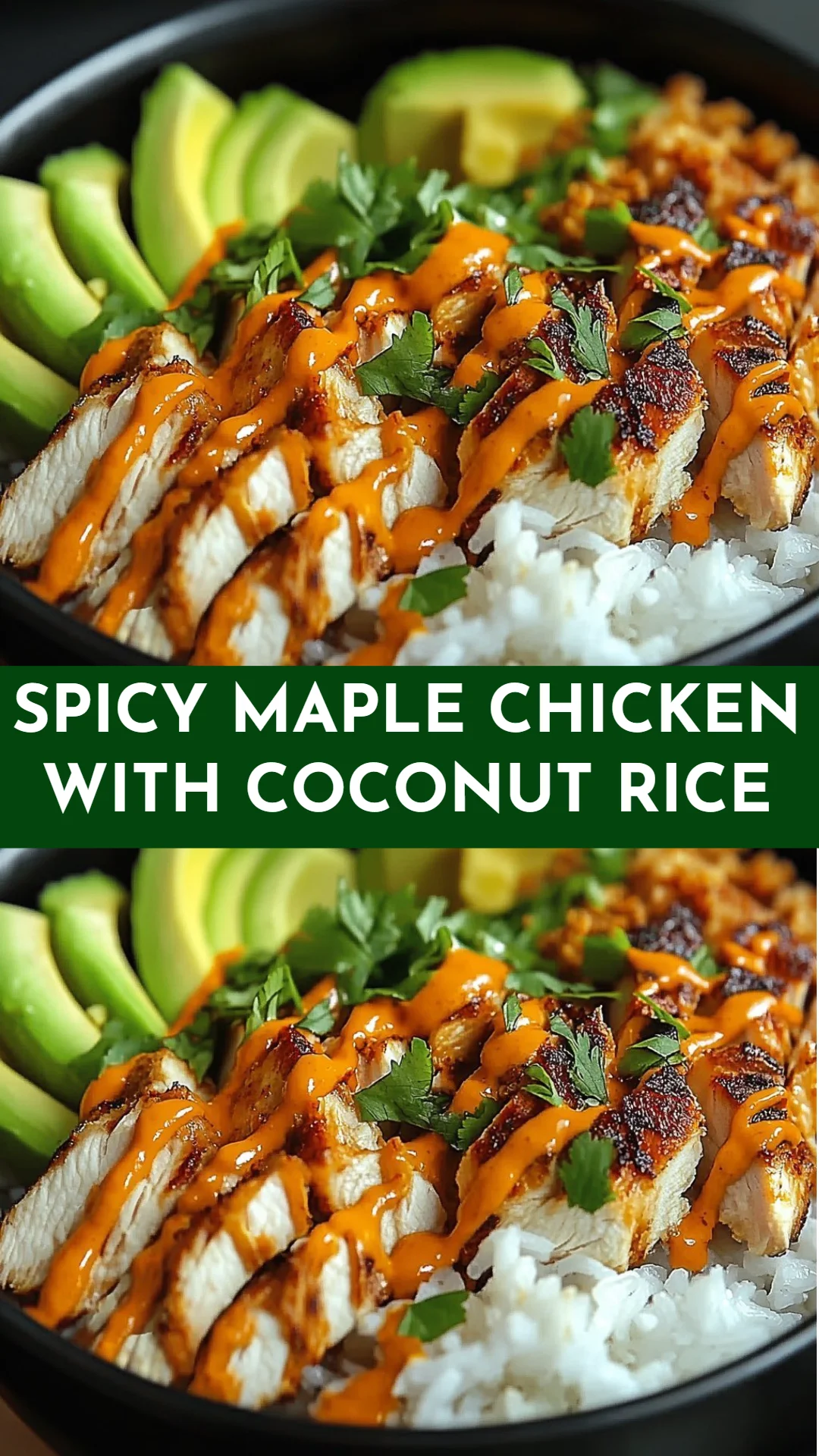 Spicy Maple Chicken with Coconut Rice