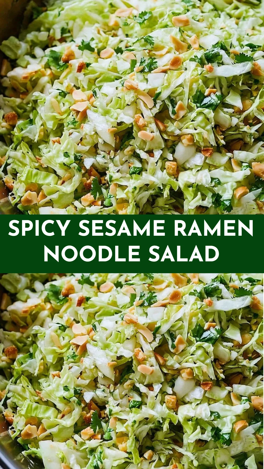 Spicy Sesame Ramen Noodle Salad